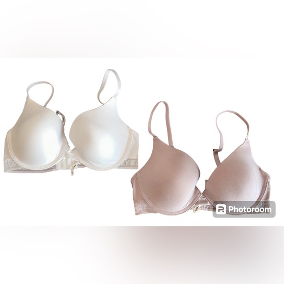 Lucky Brand underwire push up bras white lavender size 36C - Picture 1 of 4